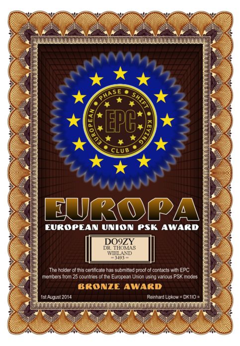 EPC EUROPA-Bronze