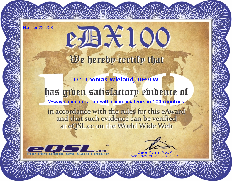 eQSL DX 100